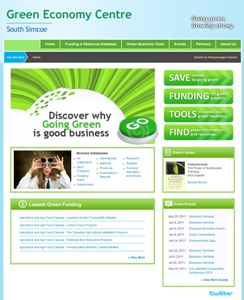 Nottawasaga Green Economy web site resize
